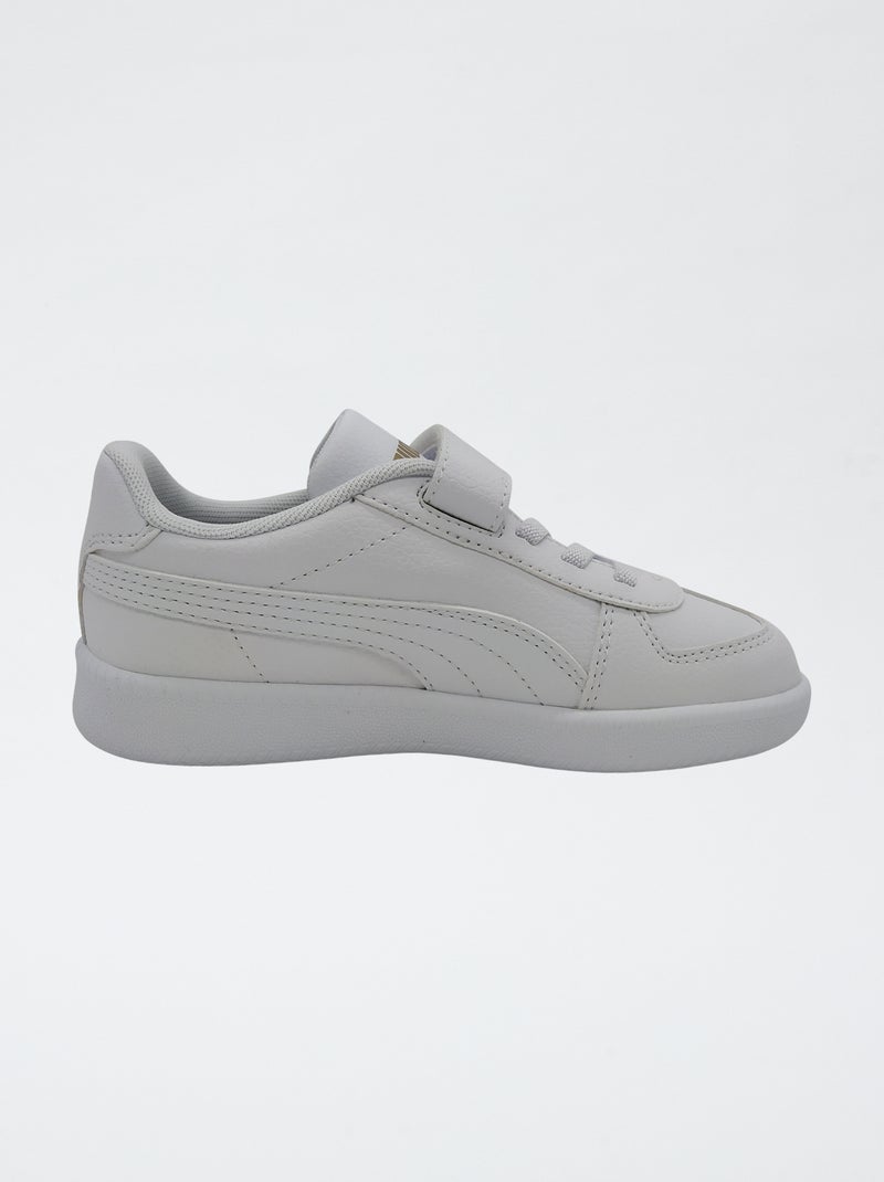 Sapatilhas baixas 'PUMA' com fecho de velcro e atacadores Branco - Kiabi