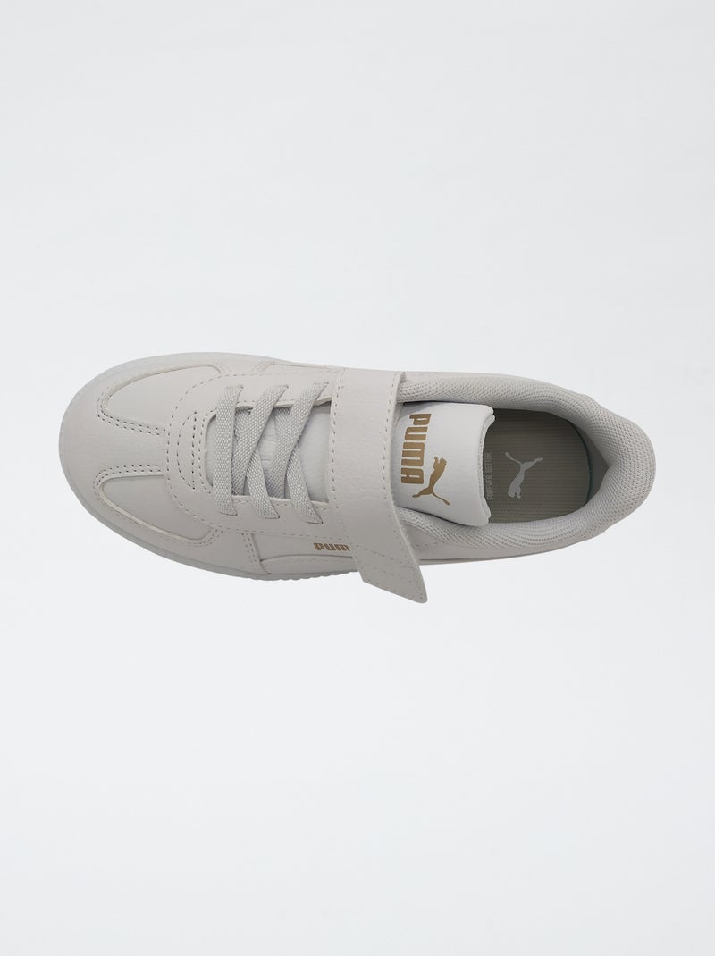 Sapatilhas baixas 'PUMA' com fecho de velcro e atacadores Branco - Kiabi