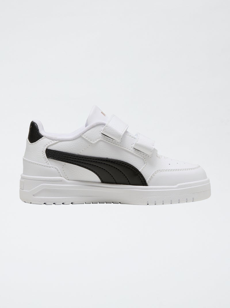 Sapatilhas baixas 'PUMA' com velcro Branco - Kiabi