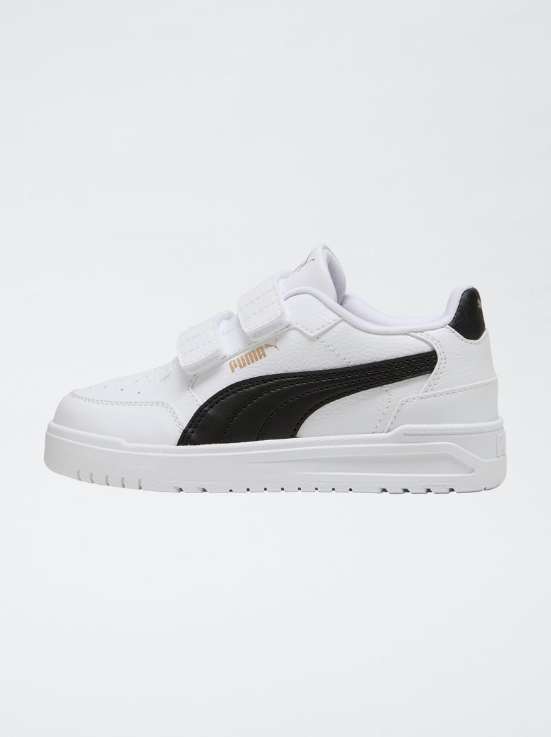 Sapatilhas baixas 'PUMA' com velcro Branco - Kiabi