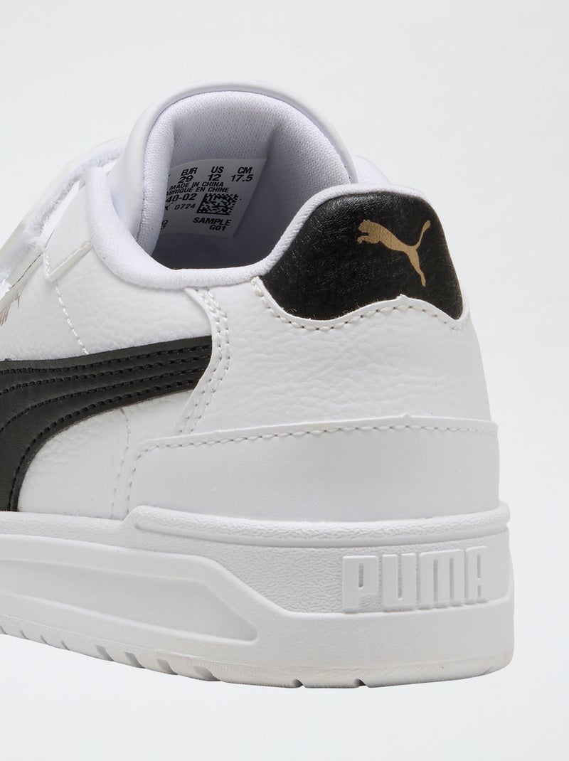 Sapatilhas baixas 'PUMA' com velcro Branco - Kiabi