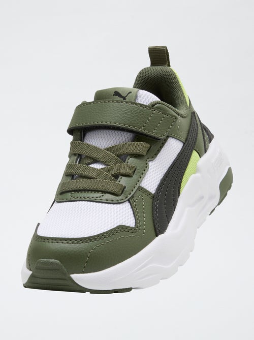 Sapatilhas baixas 'PUMA' com velcro e atacadores - Kiabi