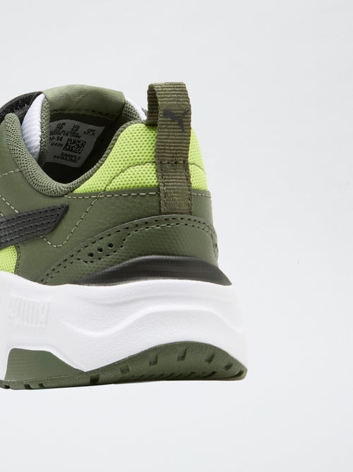 Sapatilhas baixas 'PUMA' com velcro e atacadores - Kiabi