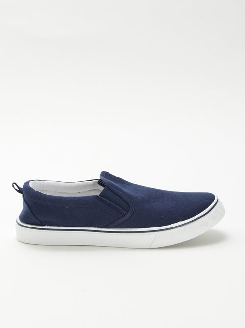 Sapatilhas baixas sem atacadores - Kiabi