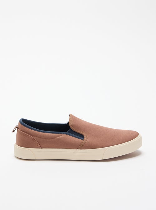 Sapatilhas baixas slip-on - Kiabi Sapatilhas baixas slip-on - Kiabi