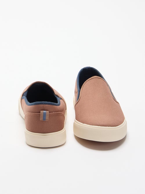 Sapatilhas baixas slip-on - Kiabi Sapatilhas baixas slip-on - Kiabi