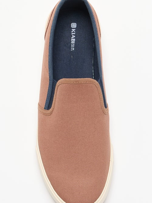 Sapatilhas baixas slip-on - Kiabi Sapatilhas baixas slip-on - Kiabi