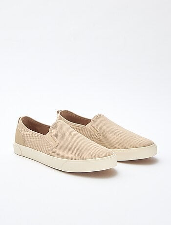 Sapatilhas baixas slip-on em malha