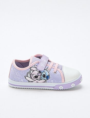 Sapatilhas baixas 'Stitch' em lona