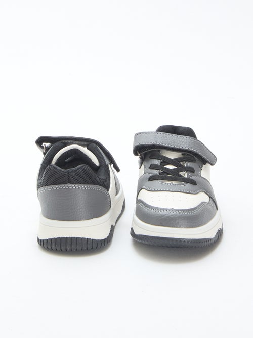 Sapatilhas baixas tricolores - Kiabi