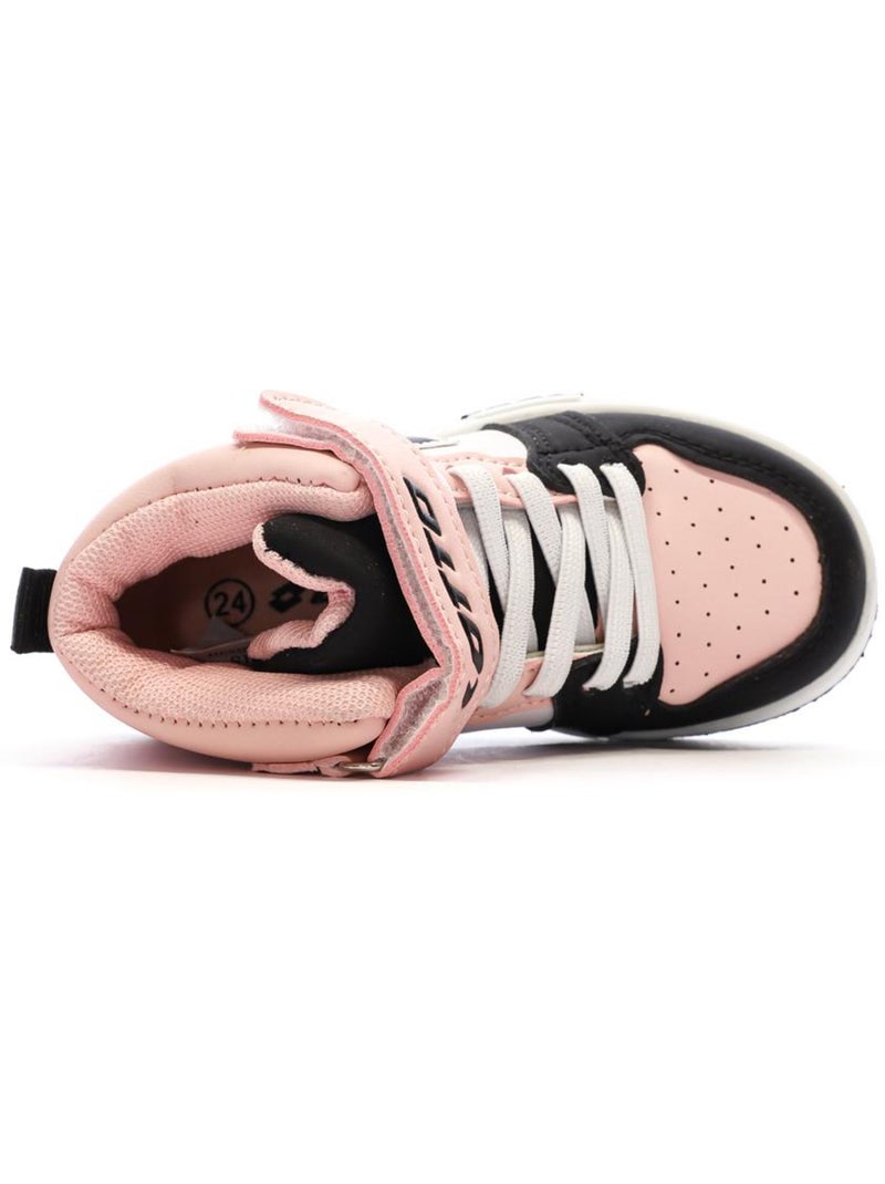 Sapatilhas Bebé Menina Lotto Ravenne Rosa/Preto Rosa - Kiabi