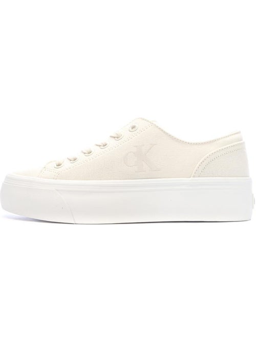 Sapatilhas bege calvin klein jeans vulc para mulher - Kiabi Sapatilhas bege calvin klein jeans vulc para mulher - Kiabi