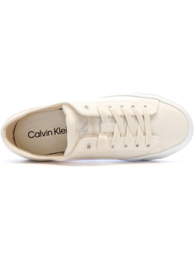 Sapatilhas bege calvin klein jeans vulc para mulher Bege - Kiabi