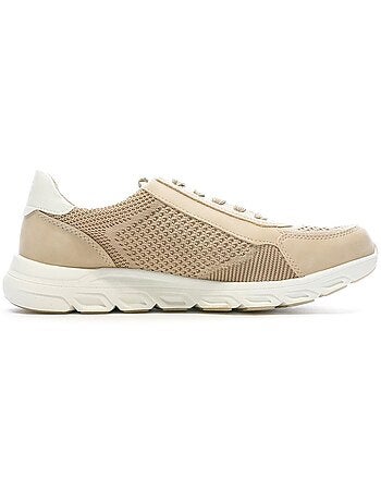 Sapatilhas bege para mulher relife looplace