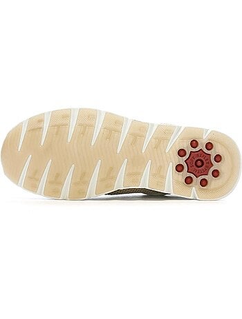Sapatilhas bege para mulher relife looplace