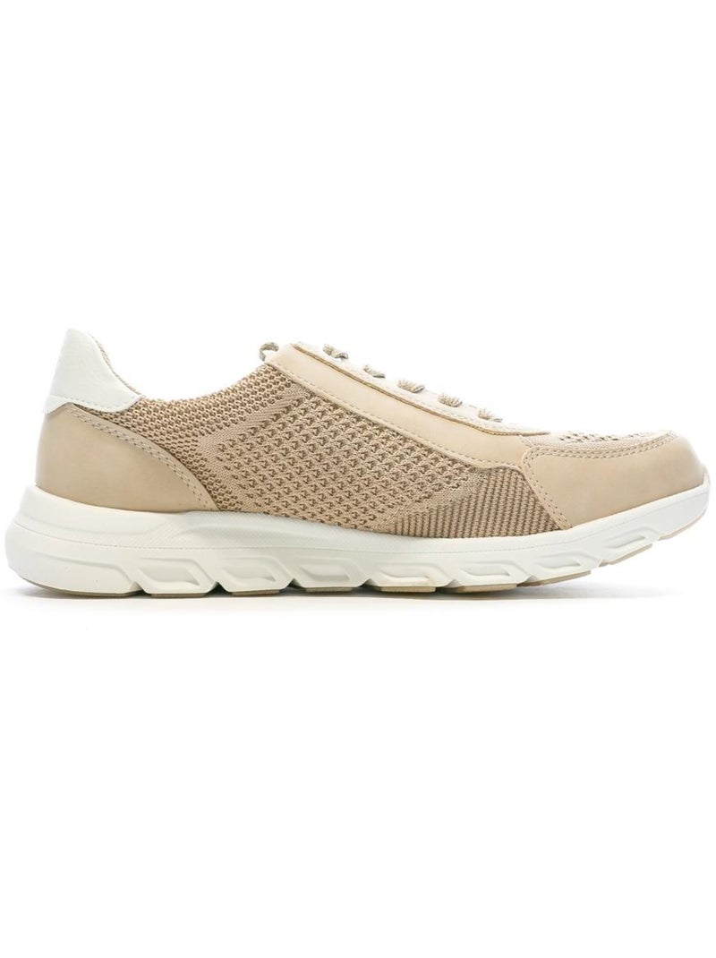 Sapatilhas bege para mulher relife looplace Bege - Kiabi