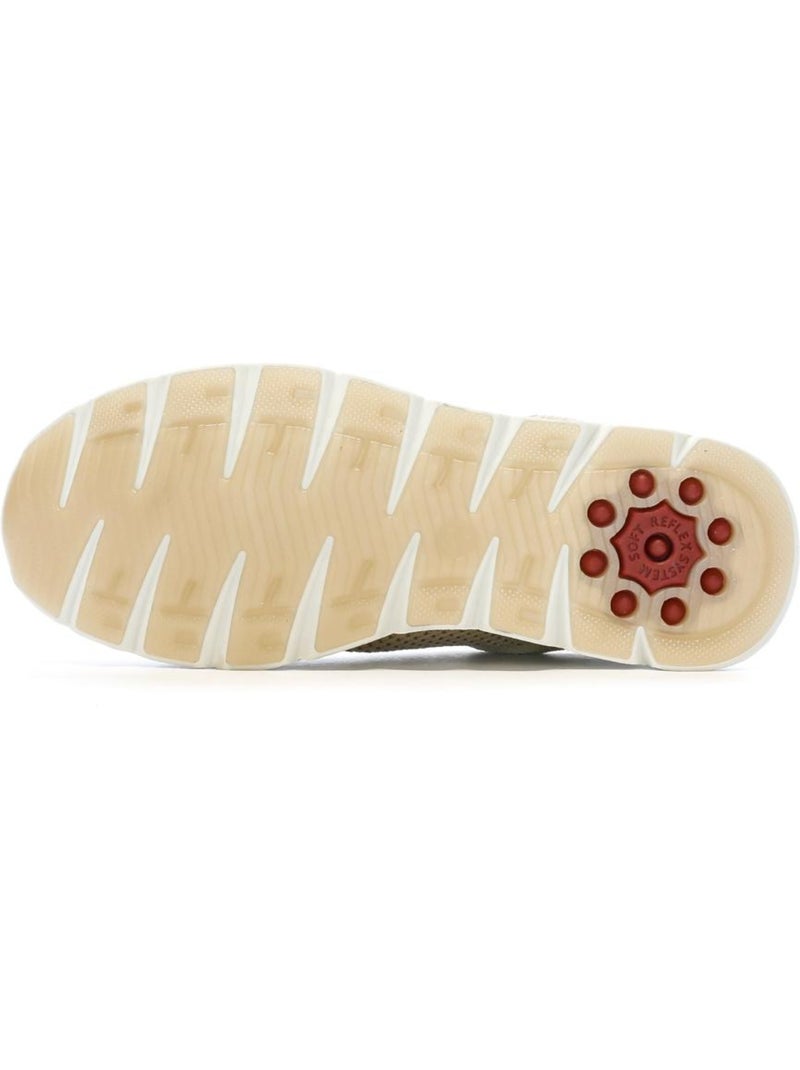 Sapatilhas bege para mulher relife looplace Bege - Kiabi