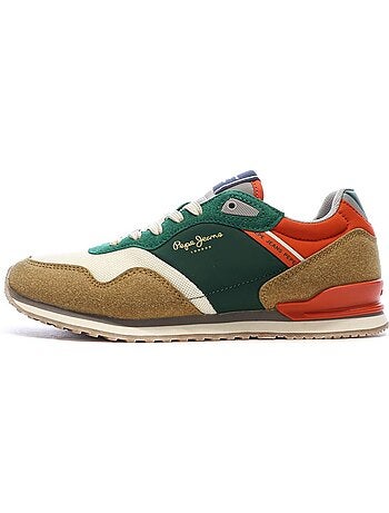 Sapatilhas cinzentas masculinas pepe jeans london life