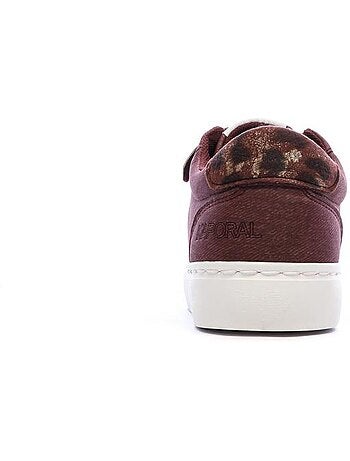 Sapatilhas bordeaux para mulher kaporal tippyk