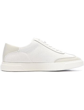 Sapatilhas brancas calvin klein jeans low pro cups para homem