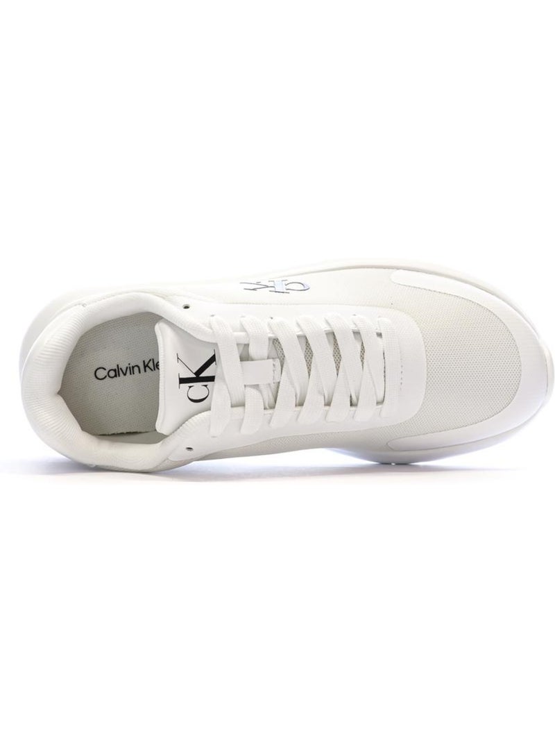 Sapatilhas Brancas Calvin Klein Jeans para Mulher 3 Eva Branco - Kiabi