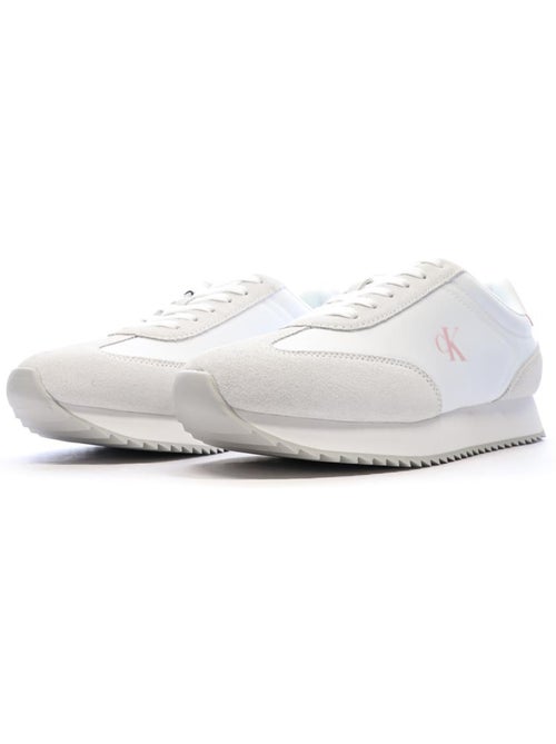 Sapatilhas Brancas Calvin Klein Jeans Runner para Mulher - Kiabi Sapatilhas Brancas Calvin Klein Jeans Runner para Mulher - Kiabi