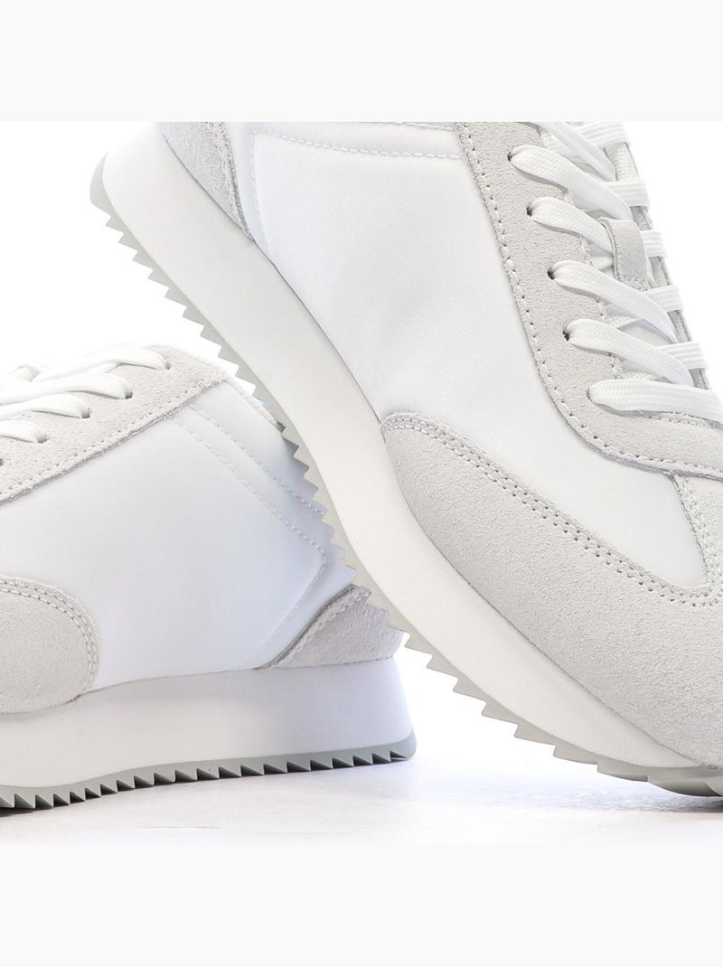 Sapatilhas Brancas Calvin Klein Jeans Runner para Mulher Branco - Kiabi