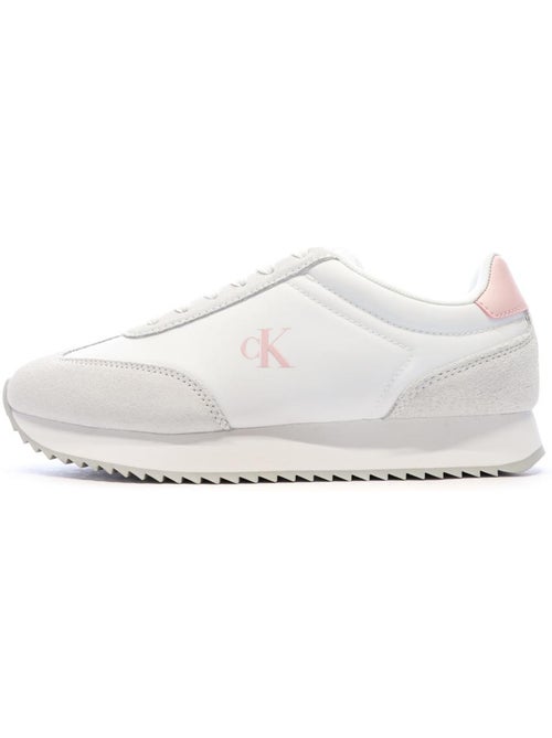 Sapatilhas Brancas Calvin Klein Jeans Runner para Mulher - Kiabi Sapatilhas Brancas Calvin Klein Jeans Runner para Mulher - Kiabi