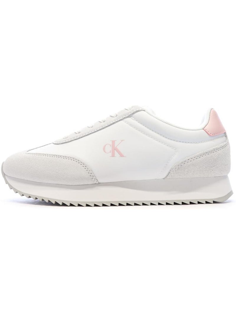 Sapatilhas Brancas Calvin Klein Jeans Runner para Mulher Branco - Kiabi