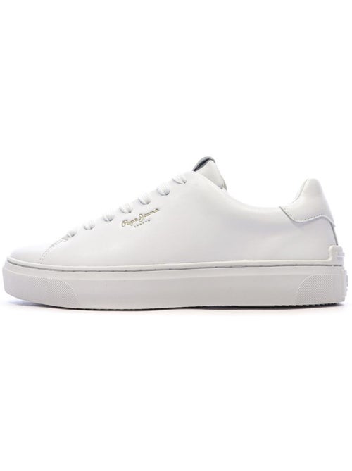 Sapatilhas Brancas Clássicas Pepe Jeans Camden para Mulher - Kiabi Sapatilhas Brancas Clássicas Pepe Jeans Camden para Mulher - Kiabi