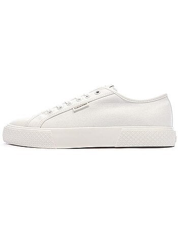 Sapatilhas brancas de atacadores calvin klein jeans para homem