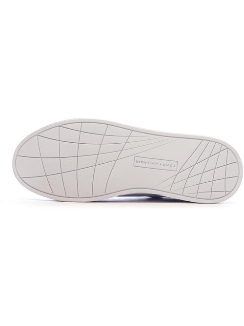 Sapatilhas Brancas de Homem Tommy Hilfiger Icon Court Lth Flag - Kiabi