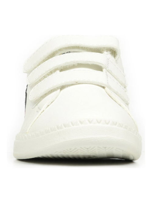 Sapatilhas Brancas de Menino Le Coq Sportif Courtset Optical - Kiabi