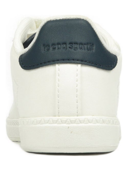 Sapatilhas Brancas de Menino Le Coq Sportif Courtset Optical - Kiabi