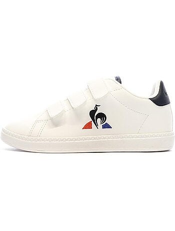 Sapatilhas Brancas de Menino Le Coq Sportif Courtset Optical