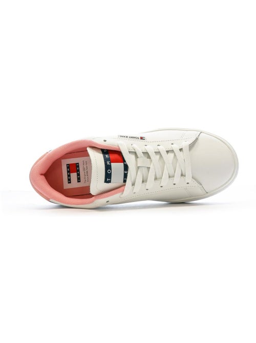 Sapatilhas Brancas de Mulher Tommy Hilfiger Cupsole - Kiabi Sapatilhas Brancas de Mulher Tommy Hilfiger Cupsole - Kiabi