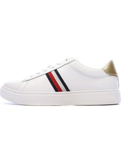 Sapatilhas Brancas de Mulher Tommy Hilfiger Essential Court - Kiabi