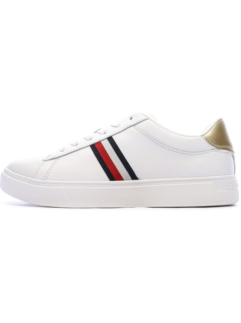 Sapatilhas Brancas de Mulher Tommy Hilfiger Essential Court Branco - Kiabi