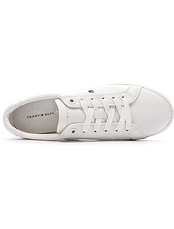 Sapatilhas Brancas de Mulher Tommy Hilfiger Essential Stripes