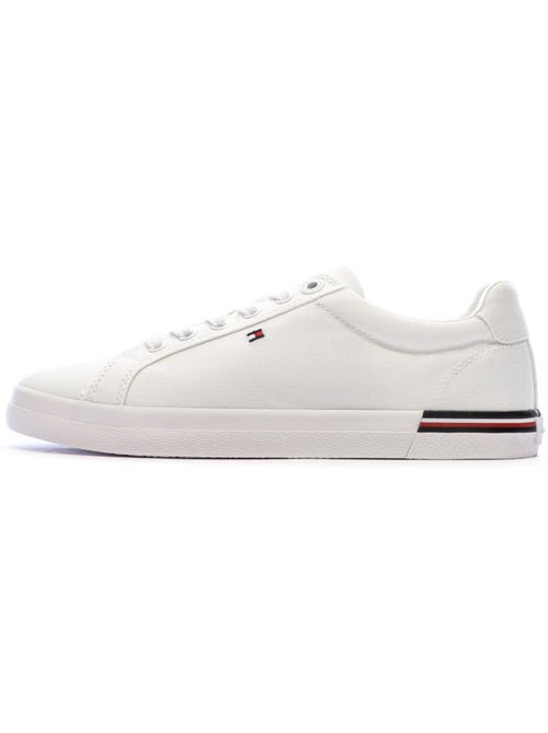 Sapatilhas Brancas de Mulher Tommy Hilfiger Essential Stripes - Kiabi Sapatilhas Brancas de Mulher Tommy Hilfiger Essential Stripes - Kiabi