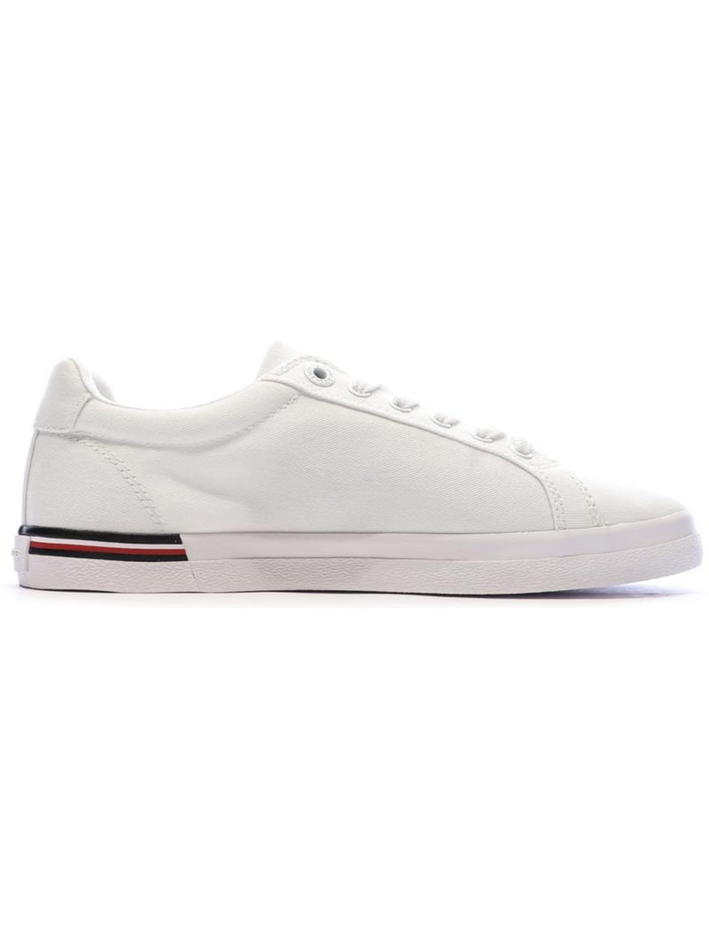 Sapatilhas Brancas de Mulher Tommy Hilfiger Essential Stripes Branco - Kiabi
