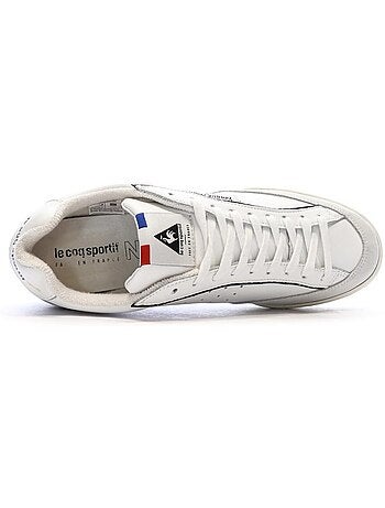 Sapatilhas brancas e azuis marinho le coq sportif noah para homem