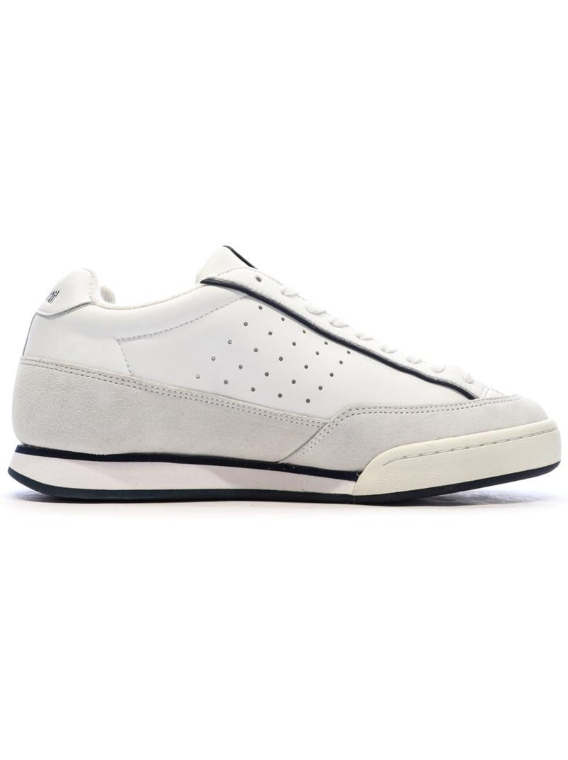 Sapatilhas Brancas e Azuis Marinho Le Coq Sportif Noah para Homem Branco Bege - Kiabi