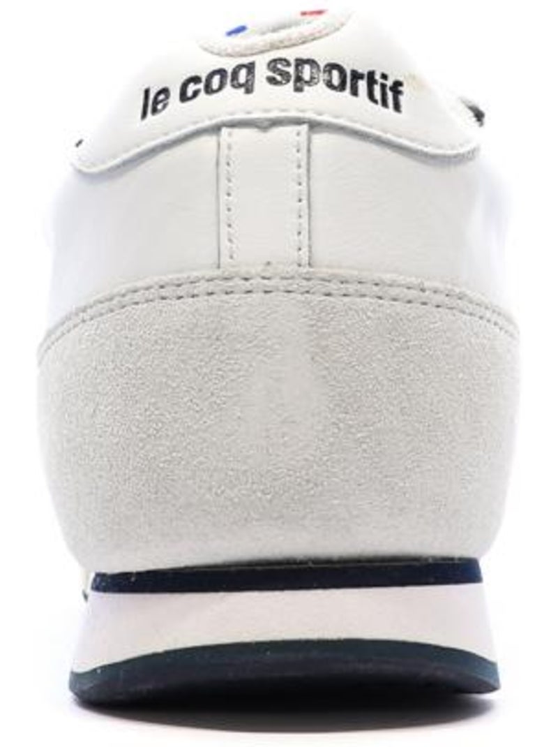 Sapatilhas Brancas e Azuis Marinho Le Coq Sportif Noah para Homem Branco Bege - Kiabi