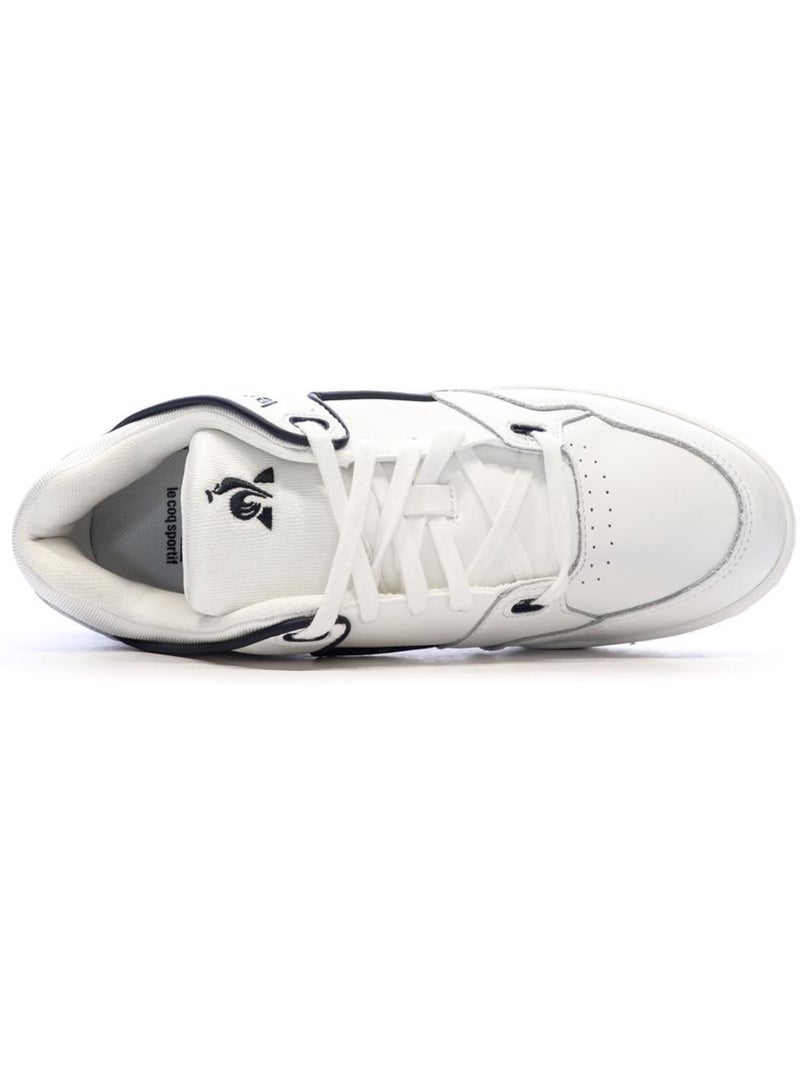 Sapatilhas brancas e azuis marinho le coq sportif t1000 para homem Branco Azul marinho - Kiabi