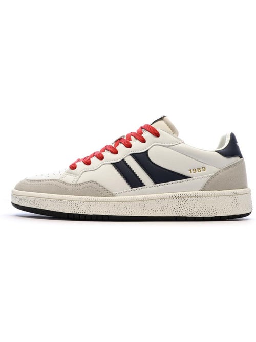 Sapatilhas brancas e azuis-marinho teddy smith zapato para homem - Kiabi Sapatilhas brancas e azuis-marinho teddy smith zapato para homem - Kiabi