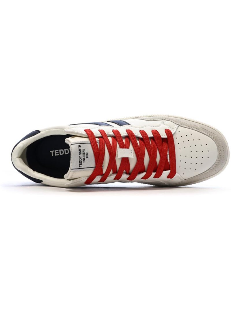 Sapatilhas Brancas e Azuis-Marinho Teddy Smith Zapato para Homem Azul-marinho - Kiabi