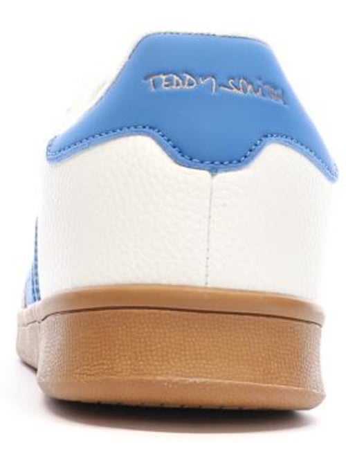 Sapatilhas Brancas e Azuis para Homem Teddy Smith 120032 - Kiabi Sapatilhas Brancas e Azuis para Homem Teddy Smith 120032 - Kiabi