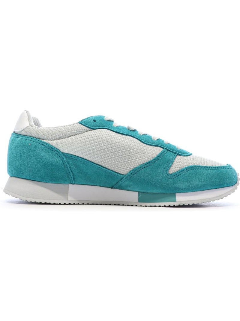 Sapatilhas Brancas e Turquesa Le Coq Sportif Alpha para Mulher Azul-turquesa - Kiabi