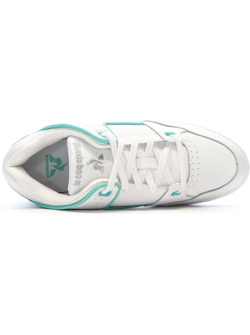 Sapatilhas Brancas e Turquesa Le Coq Sportif Nineties para Homem - Kiabi Sapatilhas Brancas e Turquesa Le Coq Sportif Nineties para Homem - Kiabi